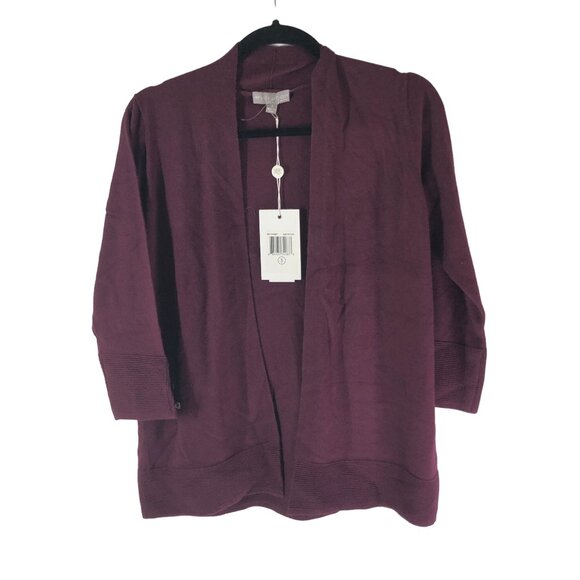 Stitch Fix Evolution By Cyrus Womens Open Front Cardigan Sweater Purple Size S - Picture 1 of 4